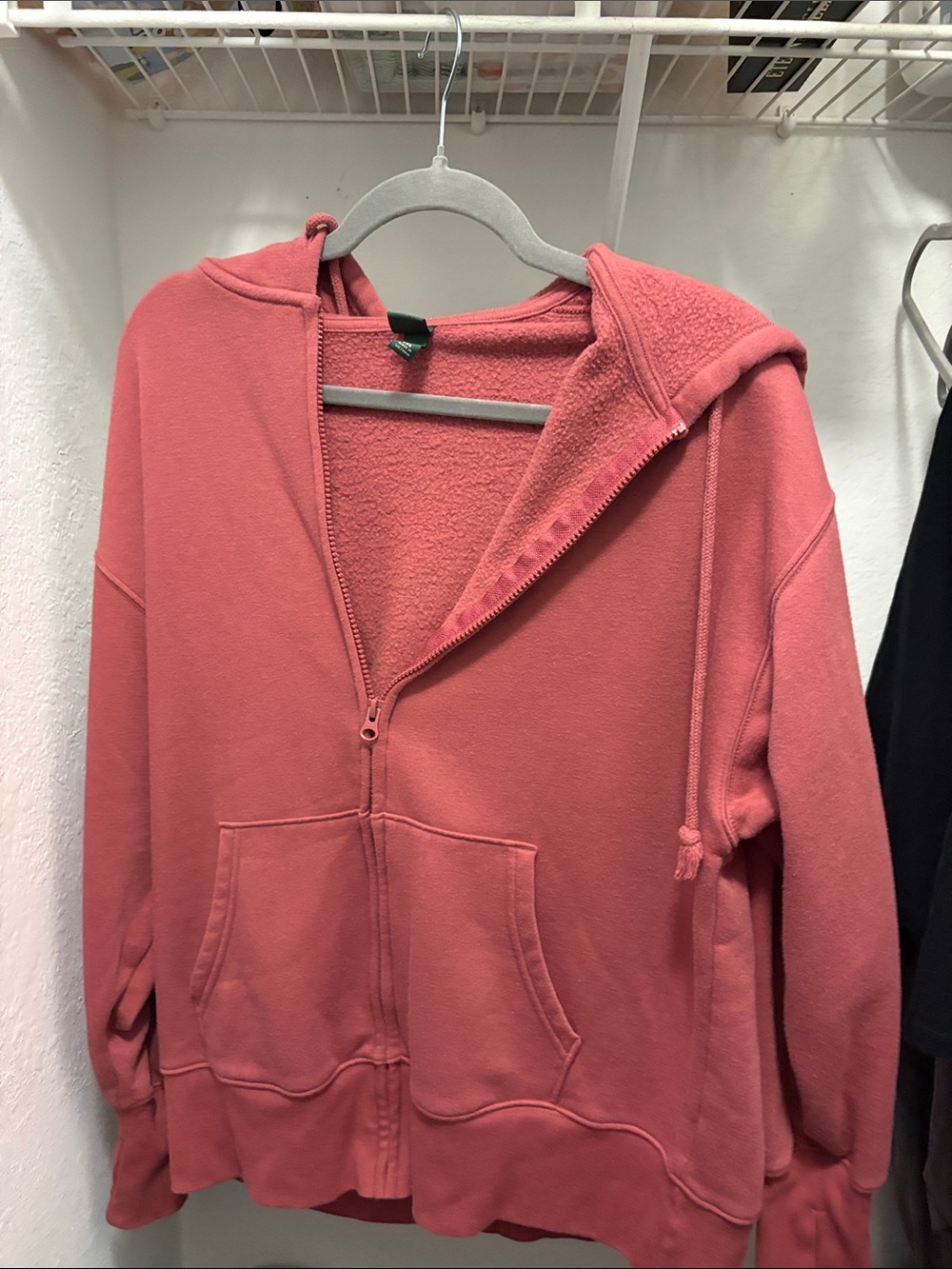 wild fable Dusty Rose Zip Hoodie - Picture 1 of 2